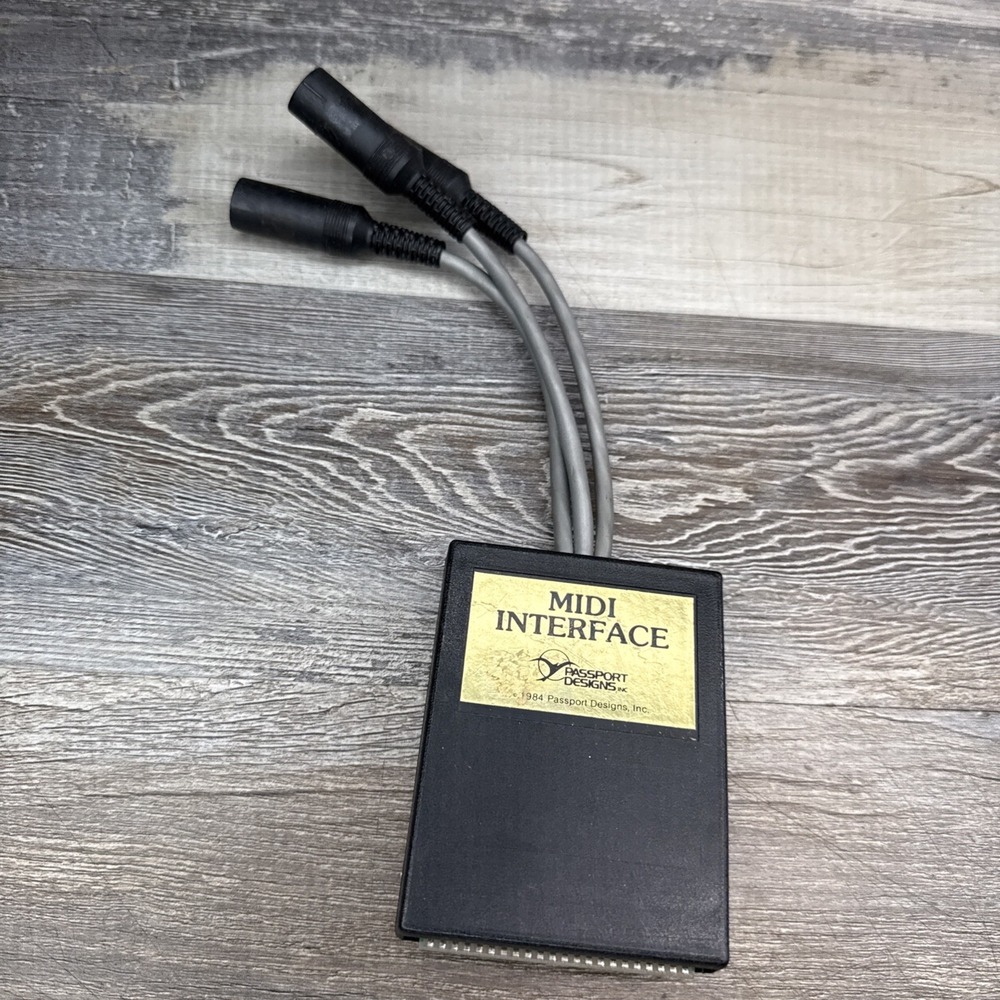 Rare MIDI Interface with Tape Sync Passport Designs 1984 *Untested*